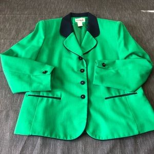Vintage Henry lee green sport coat women’s 16